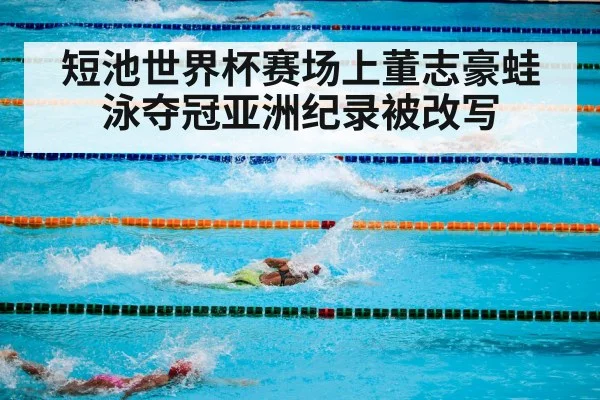 短池世界杯赛场上董志豪蛙泳夺冠亚洲纪录被改写